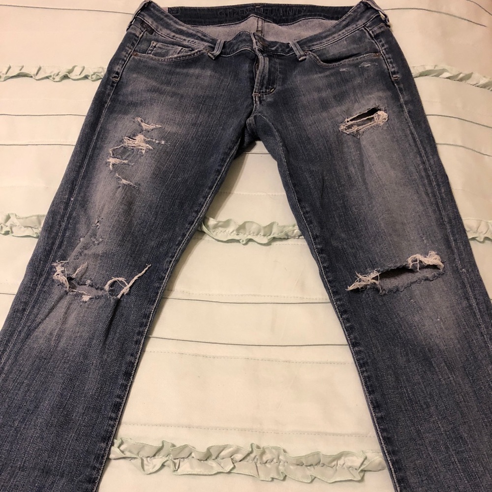Citizens of Humanity Skinny Distressed Jeans